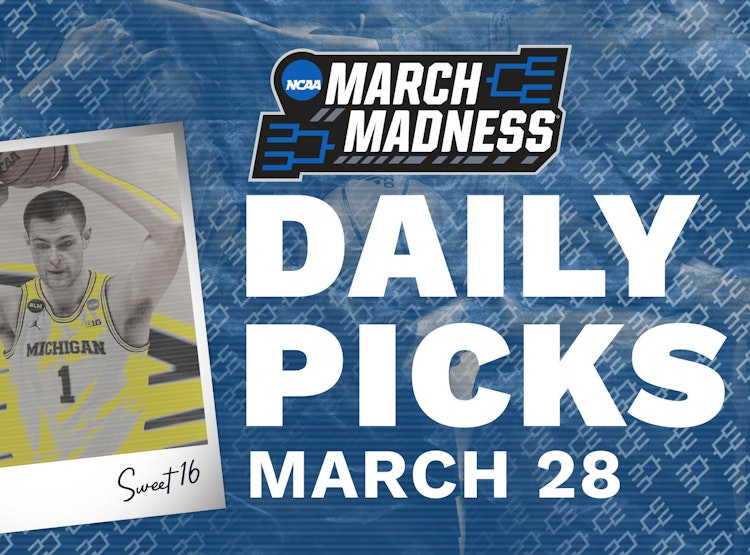 March Madness NCAA College Basketball Sunday Betting Picks, Probabilities, Odds, Parlays and Predicted Scores