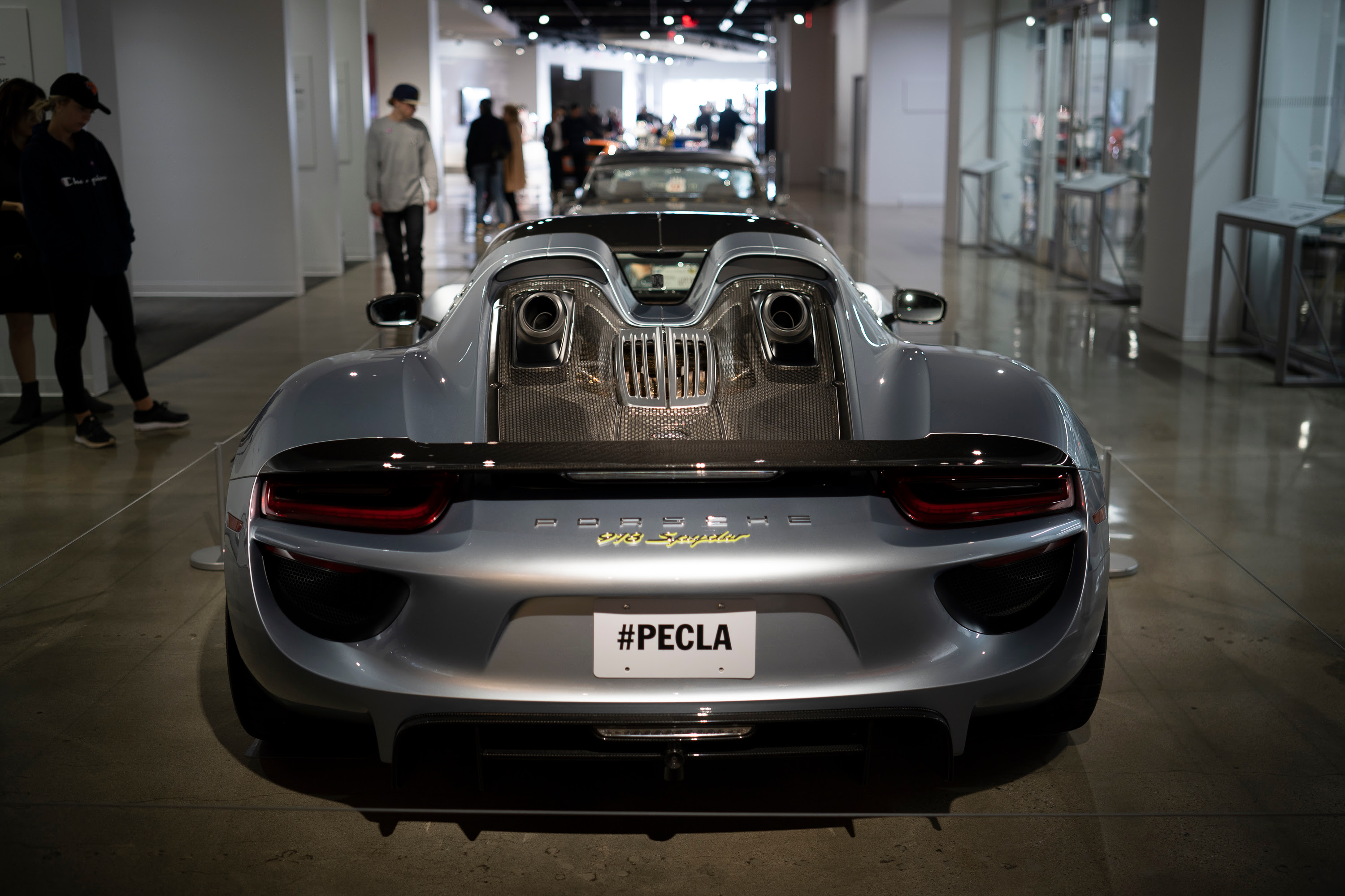 The 918 Spyder at the Petesen Museum.