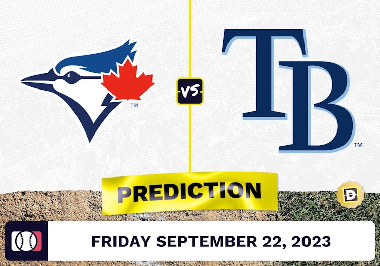 Blue Jays vs. Rays Prediction for MLB Friday [9/22/2023]