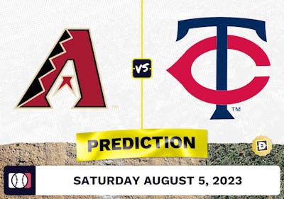 Diamondbacks vs. Twins Prediction for MLB Saturday [8/5/2023]
