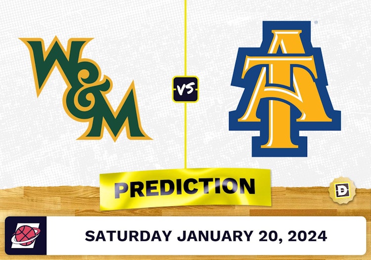 William & Mary vs. North Carolina A&T Prediction, Odds, College Basketball Picks [1/20/2024]