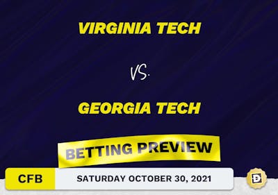 Virginia Tech vs. Georgia Tech CFB Predictions and Odds - Oct 30, 2021