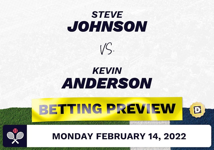Steve Johnson vs. Kevin Anderson Predictions - Feb 14, 2022