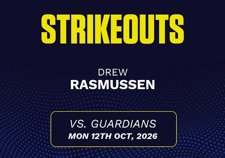 Drew Rasmussen projected stats for Monday, October 12, 2026.