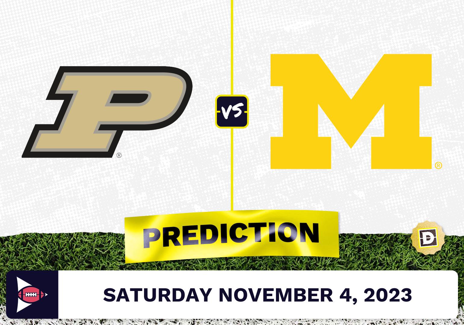 Purdue Vs. Michigan CFB Prediction And Odds - November 4, 2023