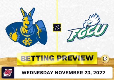 Kansas City vs. Florida Gulf Coast CBB Prediction and Odds - Nov 23, 2022