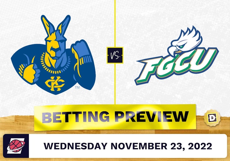 Kansas City vs. Florida Gulf Coast CBB Prediction and Odds - Nov 23, 2022
