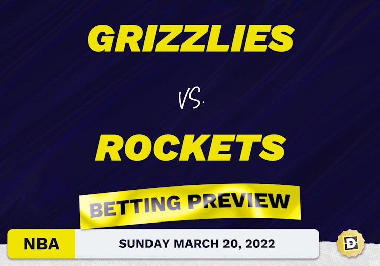 Grizzlies vs. Rockets Predictions and Odds - Mar 20, 2022