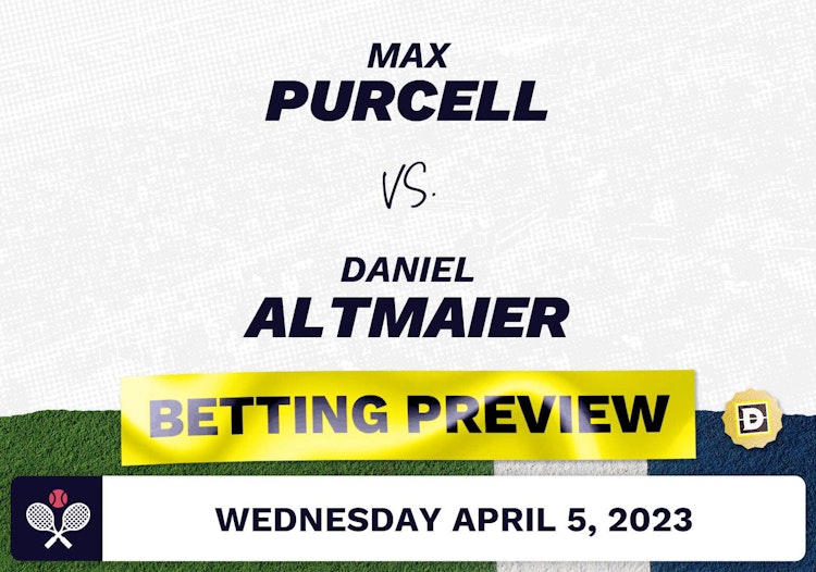 Max Purcell vs. Daniel Altmaier Predictions - Apr 5, 2023