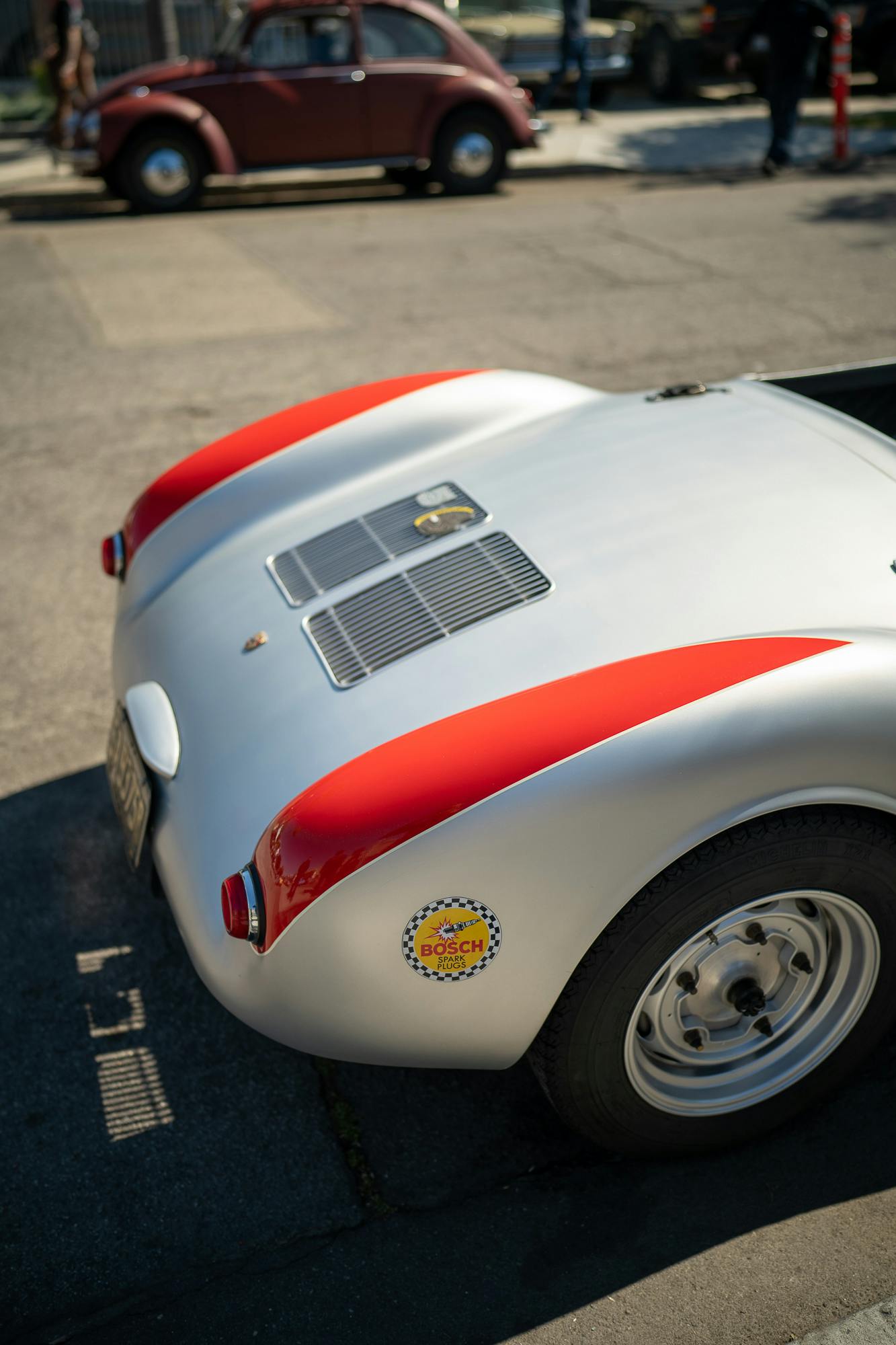 Most likely a replica 550 Spyder