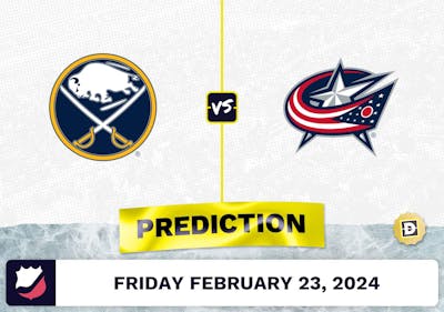 Buffalo Sabres vs. Columbus Blue Jackets Prediction, Odds, NHL Picks [2/23/2024]