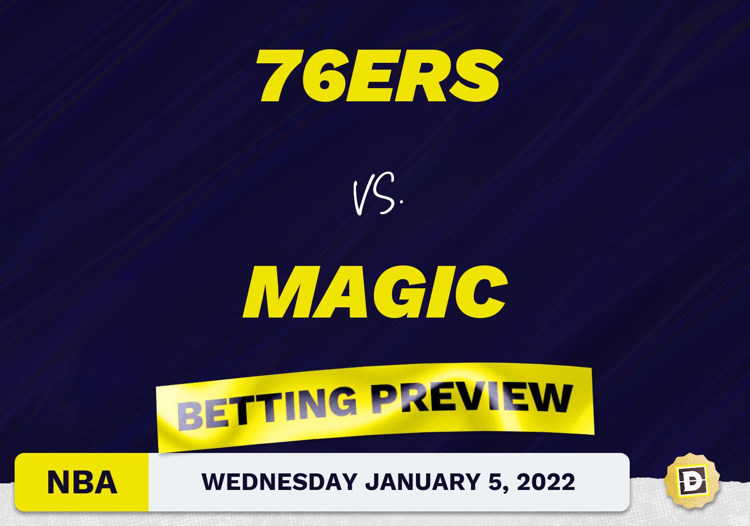 76ers vs. Magic Predictions and Odds - Jan 5, 2022