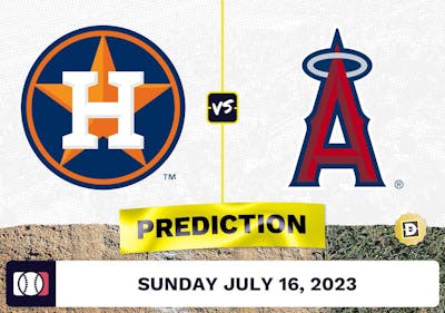 Astros vs. Angels Prediction for MLB Sunday [7/16/2023]