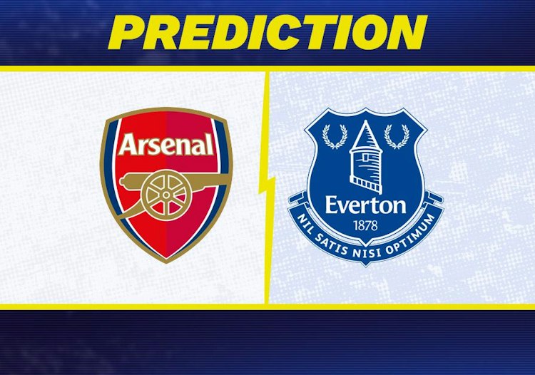 Arsenal takes on Everton in Premier League action.