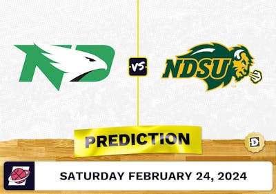 North Dakota vs. North Dakota State Prediction, Odds, College Basketball Picks [2/24/2024]