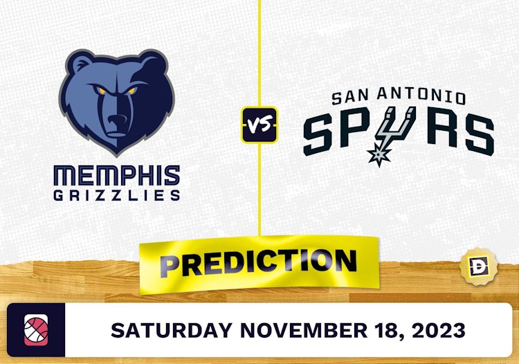 Grizzlies vs. Spurs Prediction and Odds - November 18, 2023