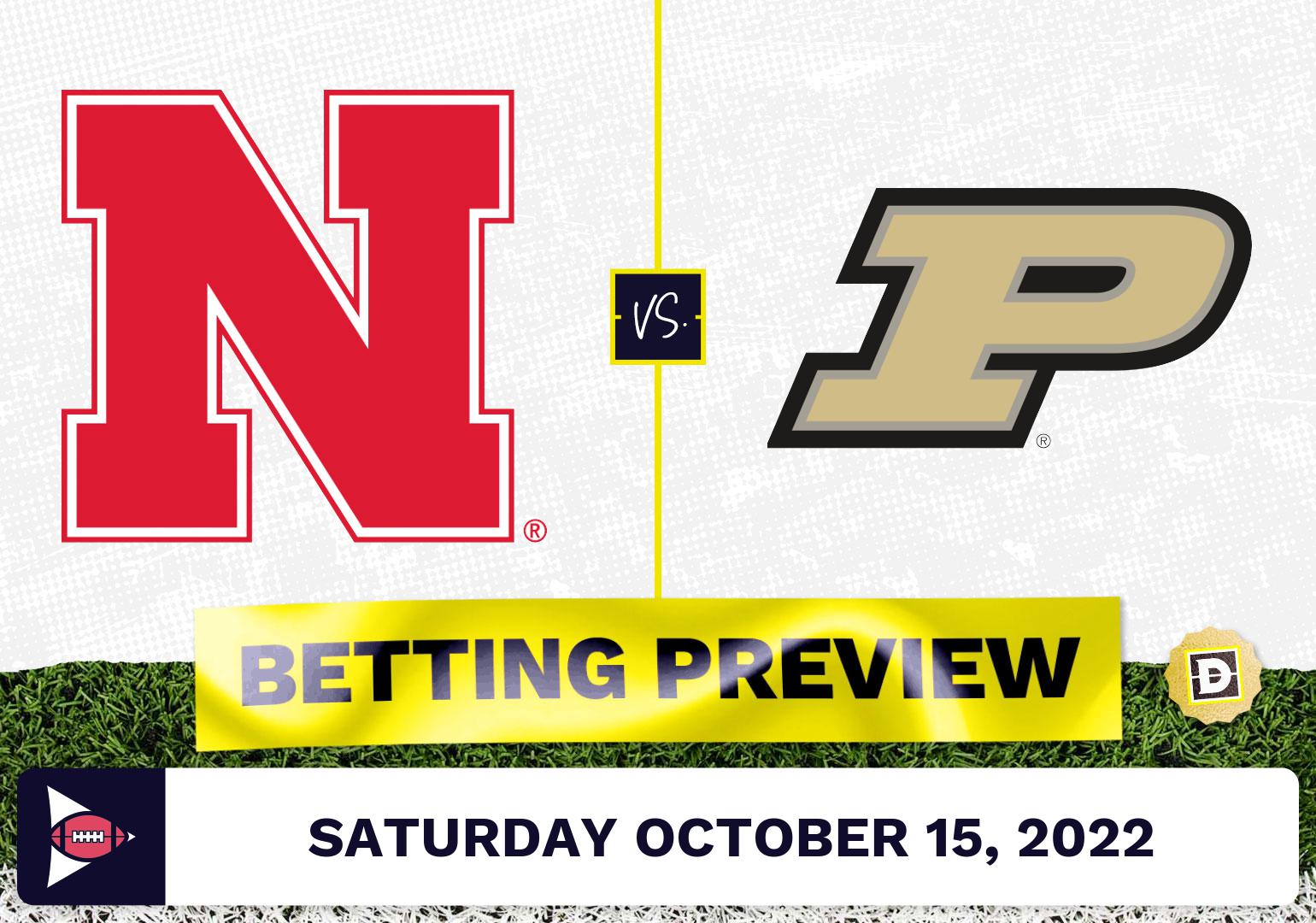 Nebraska vs. Purdue CFB Prediction and Odds - Oct 15, 2022