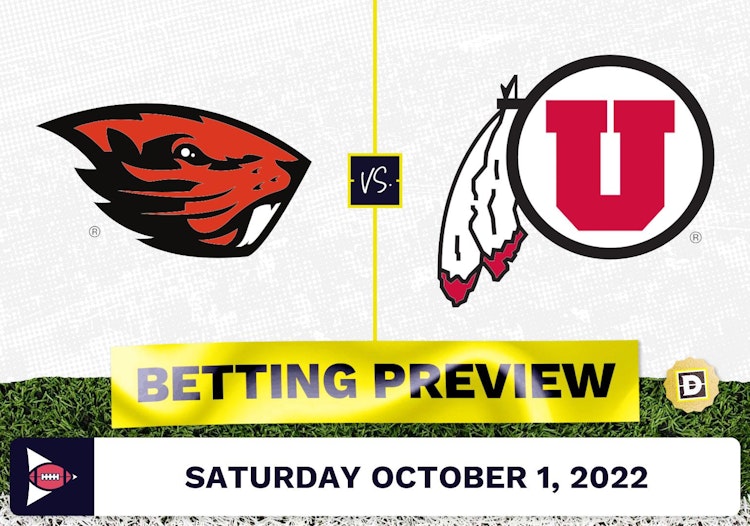 Oregon State vs. Utah CFB Prediction and Odds - Oct 1, 2022