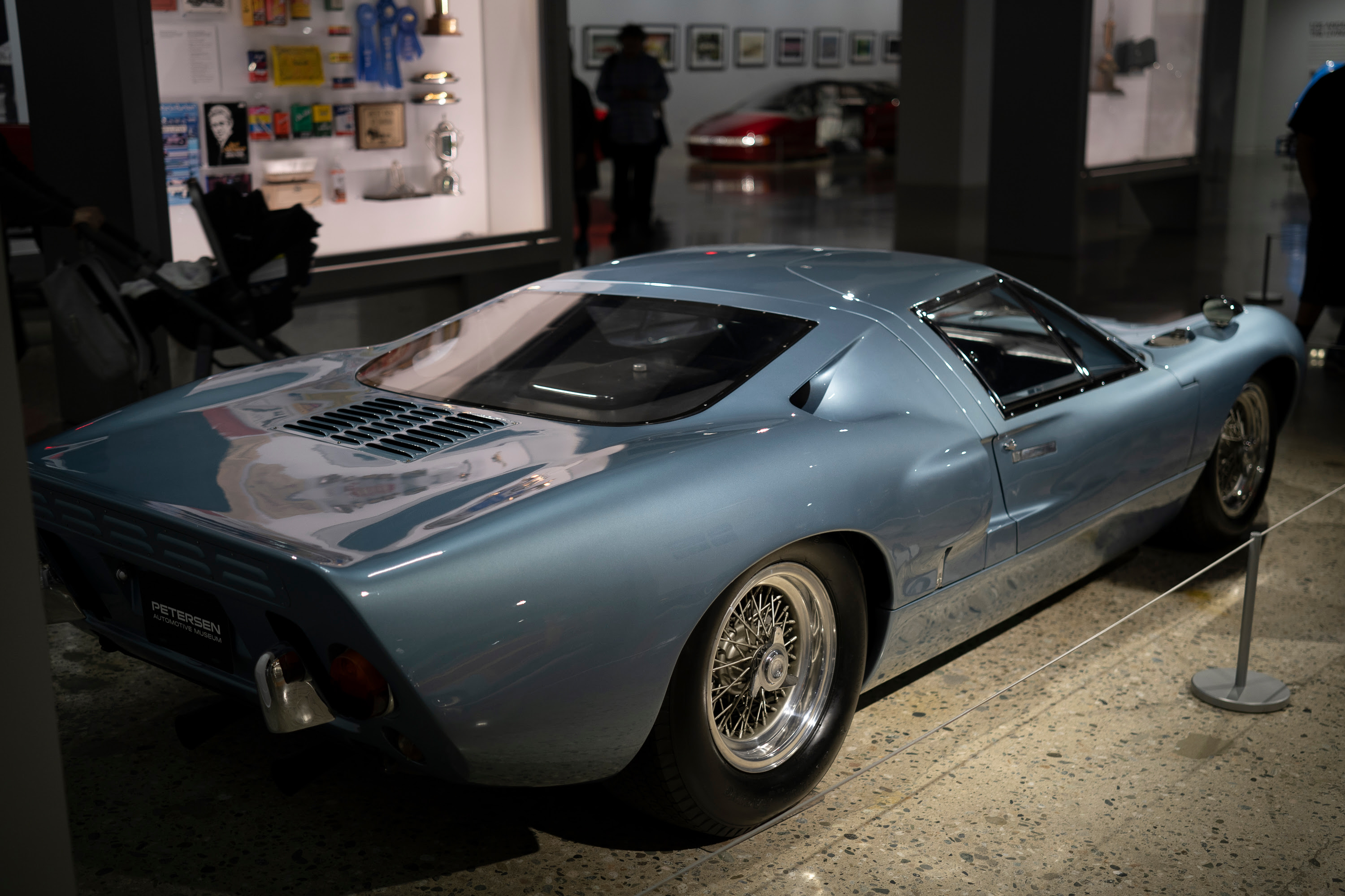 An original GT40 Mark III at the Petersen Museum.