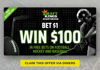 New DraftKings Promo This Weekend: Get $100 in Free Bets