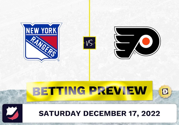 Rangers vs. Flyers Prediction and Odds - Dec 17, 2022