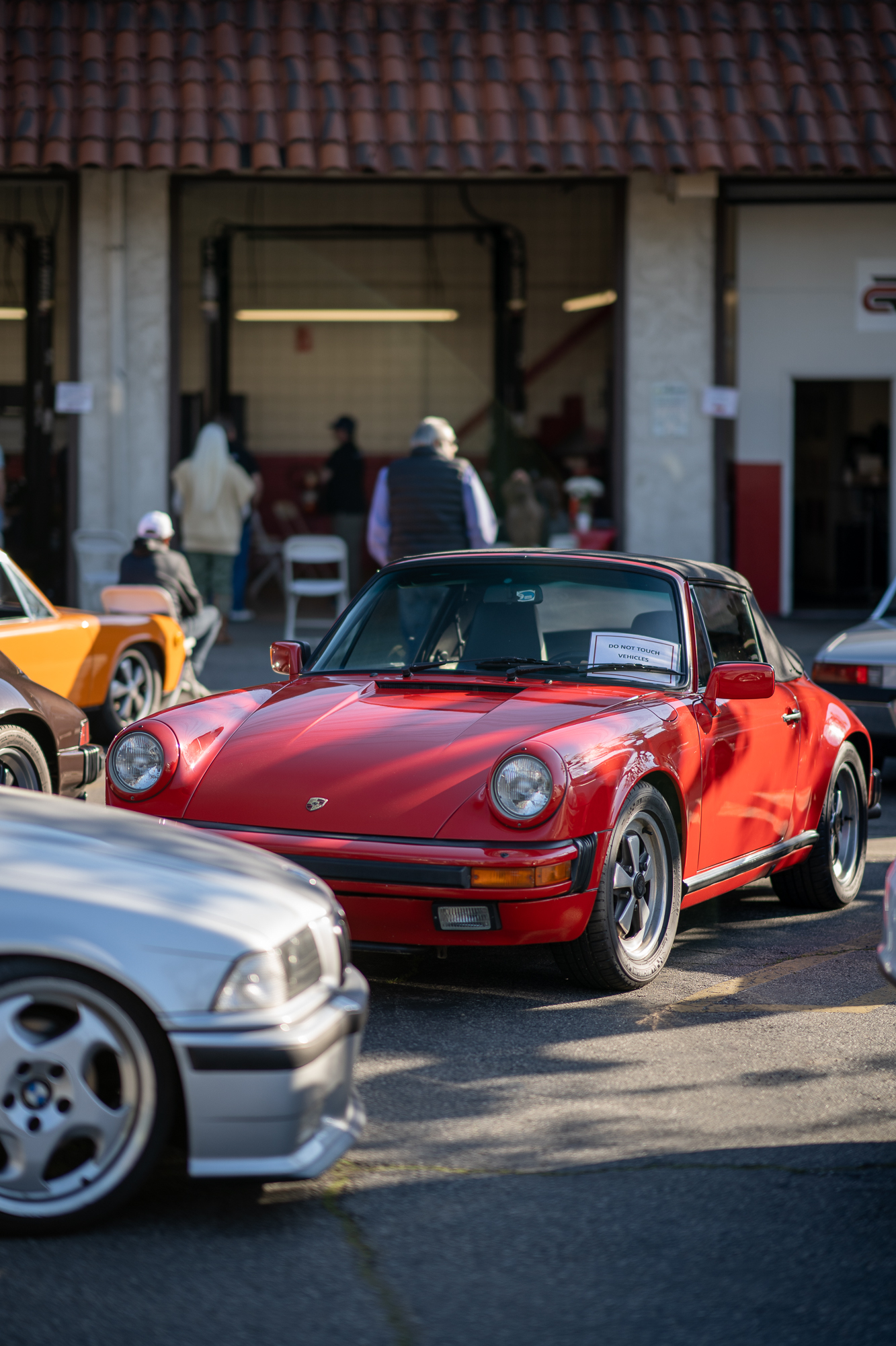 911 softtop sitting outside Callas Rennsport