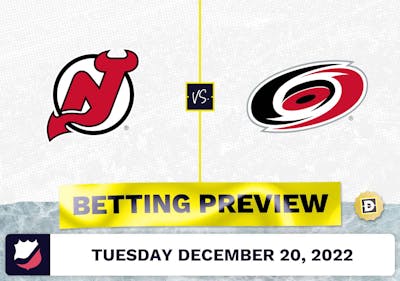 Devils vs. Hurricanes Prediction and Odds - Dec 20, 2022
