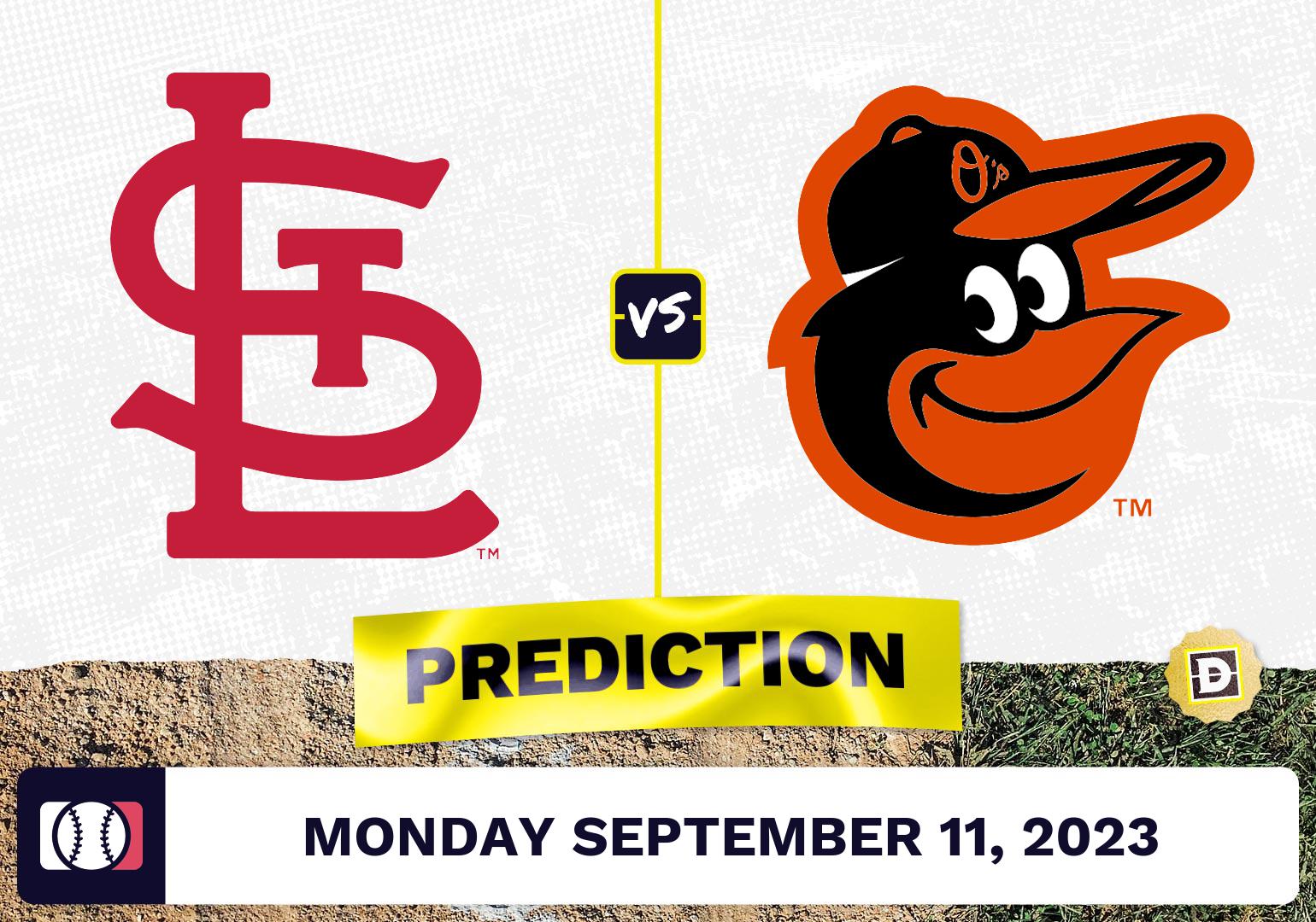 Cardinals vs. Orioles Prediction for MLB Monday [9/11/2023]