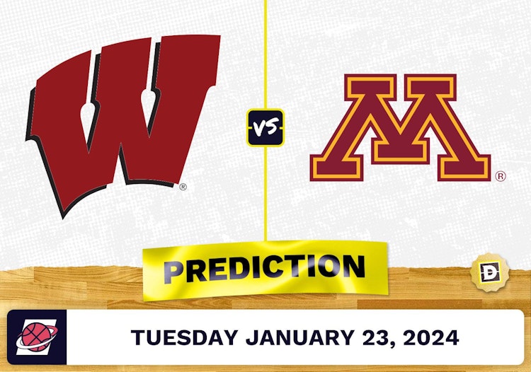 Wisconsin vs. Minnesota Prediction, Odds, College Basketball Picks [1/23/2024]