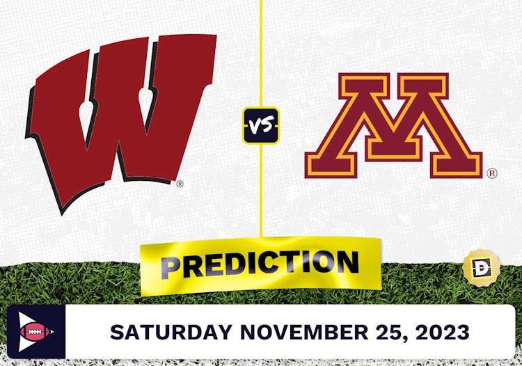Wisconsin vs. Minnesota CFB Prediction and Odds - November 25, 2023