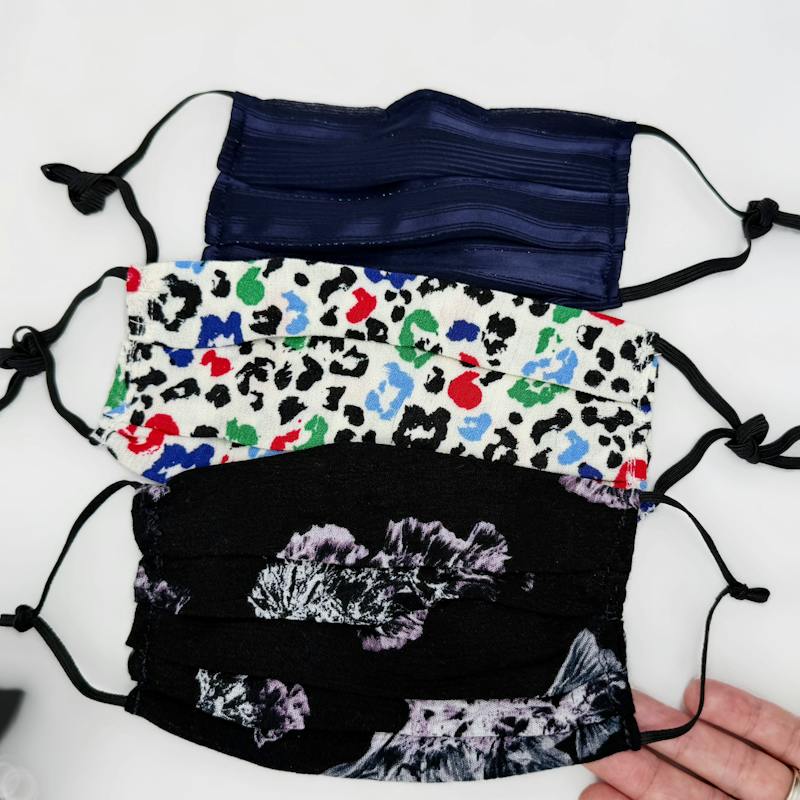 3PC Face Masks, colorful lightweight - alternate view