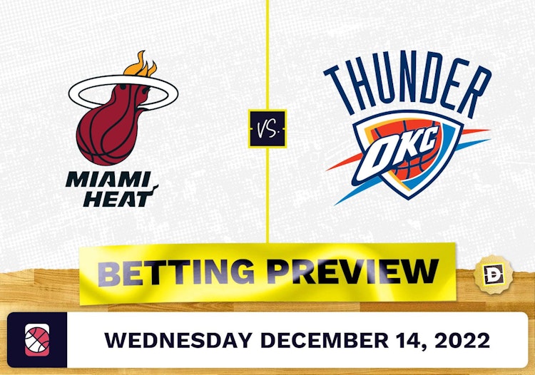 Heat vs. Thunder Prediction and Odds - Dec 14, 2022