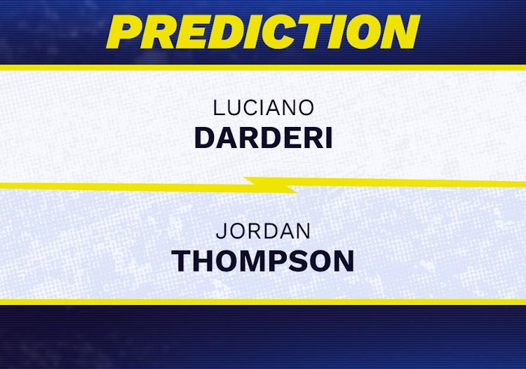 Luciano Darderi vs Jordan Thompson Tennis Prediction.