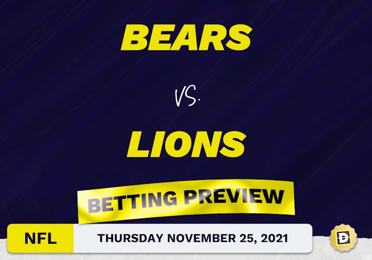 Bears vs. Lions Predictions and Odds - Nov 25, 2021