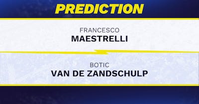 Francesco Maestrelli vs. Botic Van de Zandschulp prediction, odds, picks for ATP Romanian Open 2026