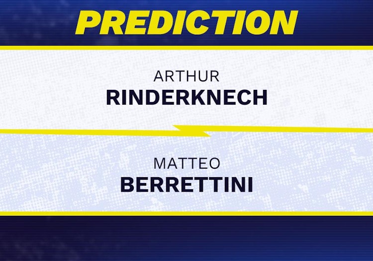 Arthur Rinderknech vs Matteo Berrettini Tennis Prediction.
