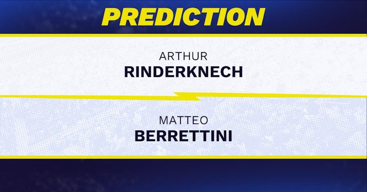 Arthur Rinderknech vs Matteo Berrettini Tennis Prediction.