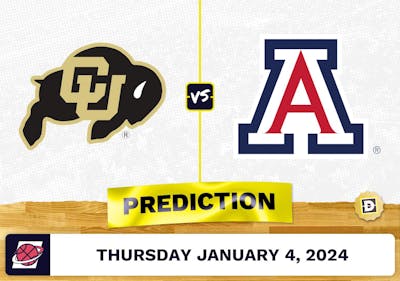 Colorado vs. Arizona Prediction, Odds, College Basketball Picks  [1/4/2024]