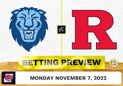 Columbia vs. Rutgers CBB Prediction and Odds - Nov 7, 2022