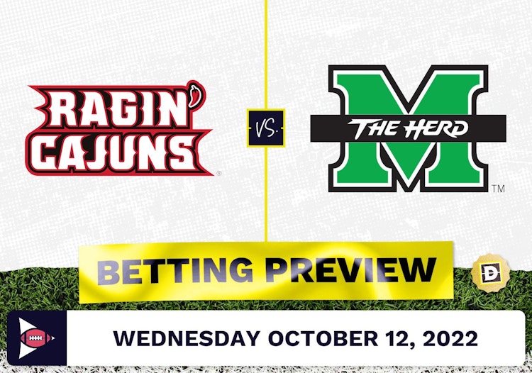 Louisiana-Lafayette vs. Marshall CFB Prediction and Odds - Oct 12, 2022