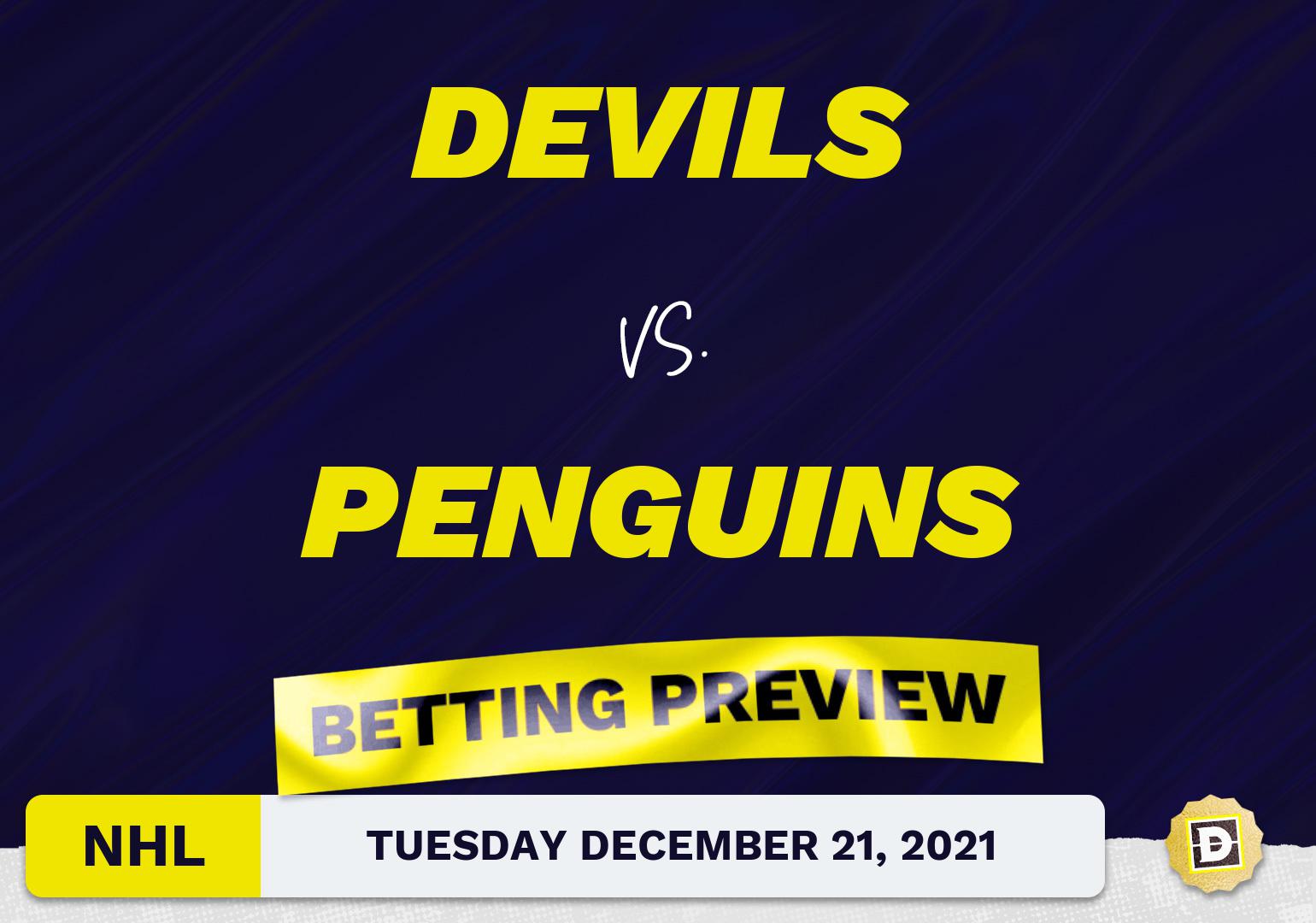 Devils vs. Penguins Predictions and Odds - Dec 21, 2021