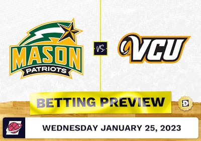 George Mason vs. Virginia Commonwealth CBB Prediction and Odds - Jan 25, 2023