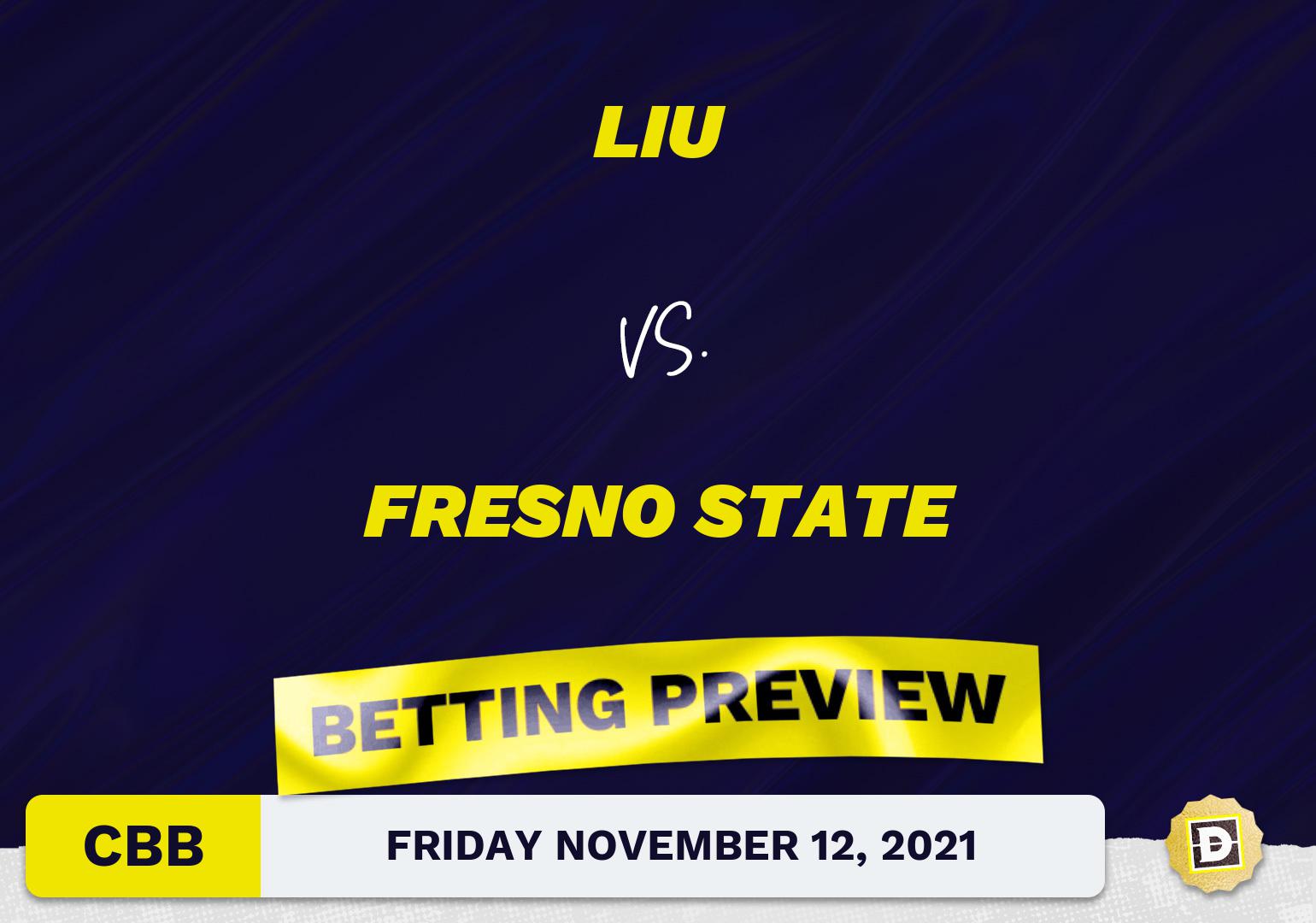 LIU vs. Fresno State CBB Predictions and Odds - Nov 12, 2021