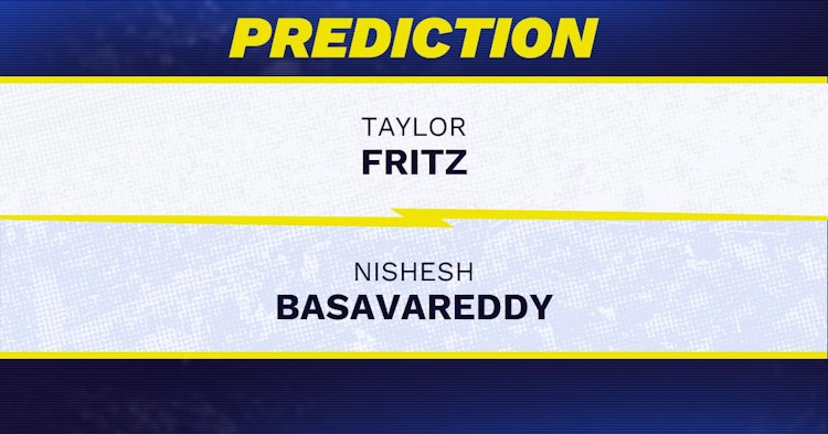 Taylor Fritz vs Nishesh Basavareddy Tennis Prediction.