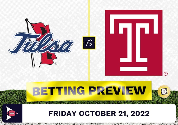 Tulsa vs. Temple CFB Prediction and Odds - Oct 21, 2022