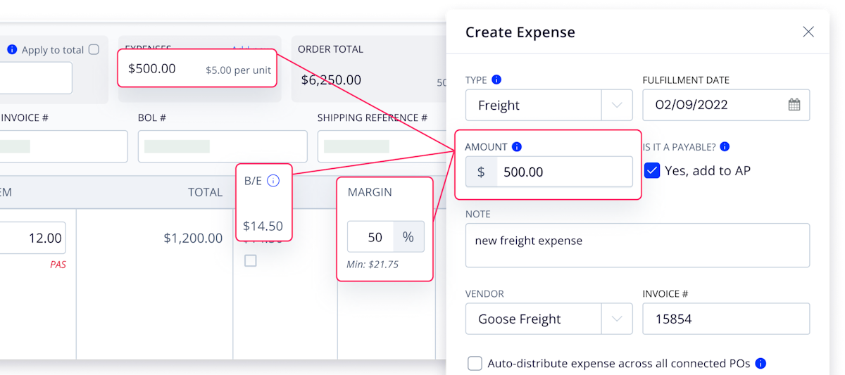 Screenshot of Silo's buying software and how it shows profitability