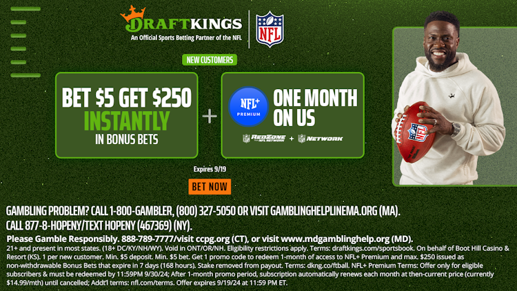 Unlock NFL+ Premium free for one month with DraftKings.