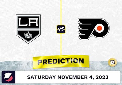 Kings vs. Flyers Prediction and Odds - November 4, 2023