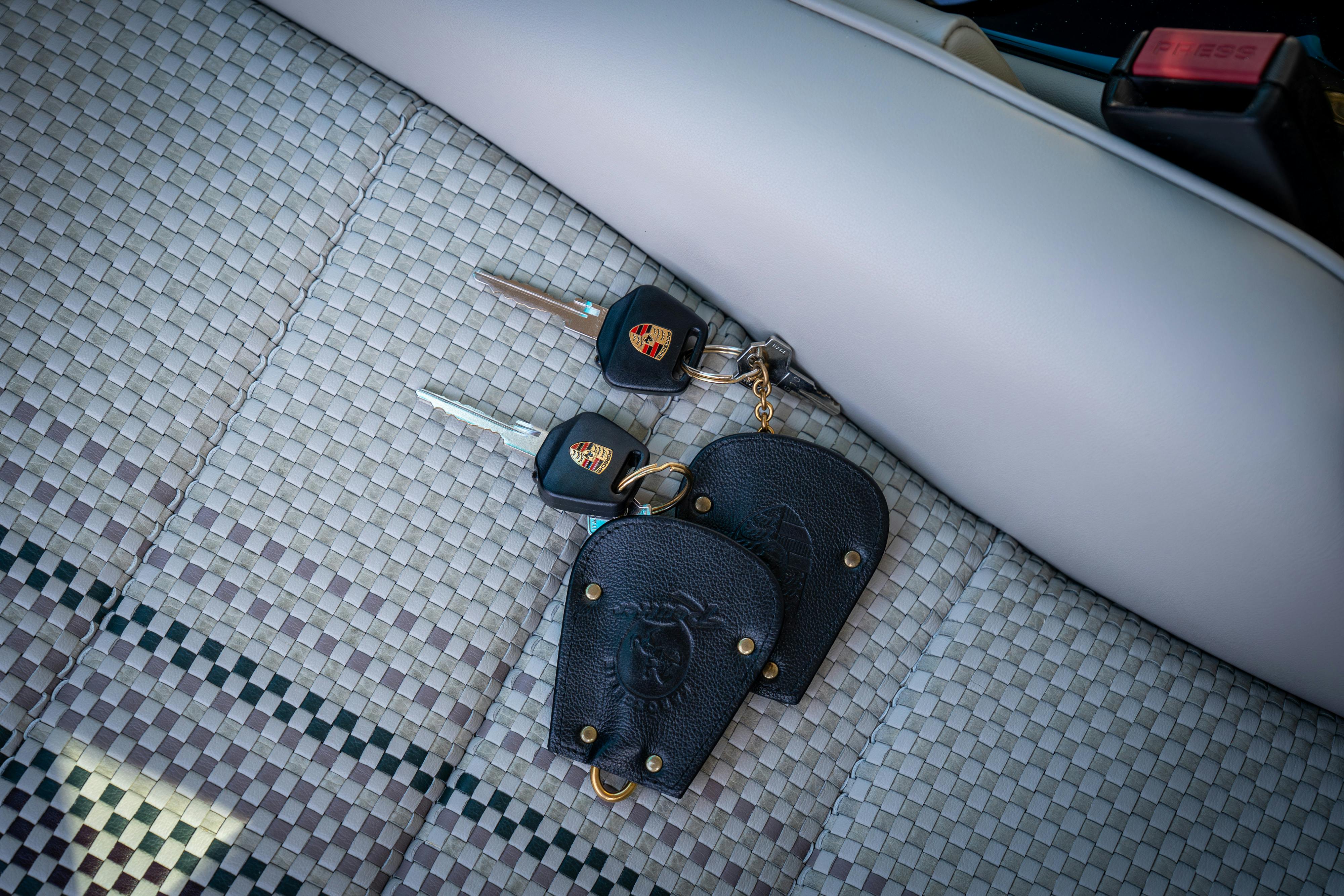 1990 Singer Porsche 911 Carrera 2 "Austin" commission in Aubergine Metallic shot in Austin, TX for a Bring a Trailer auction.