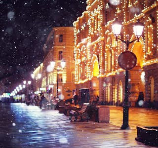 Barcelona's Gothic Quarter during Christmas's gallery image